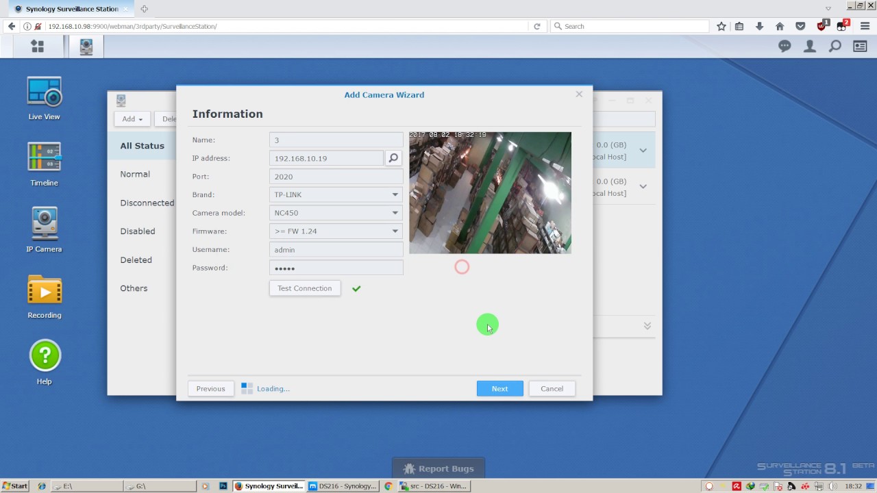 how to transfer synology camera license